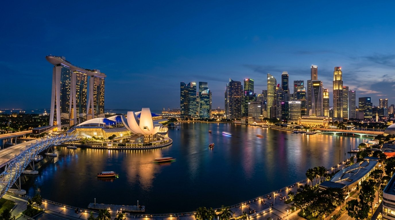 Singapore Skyline Marina Bay Financial Centre